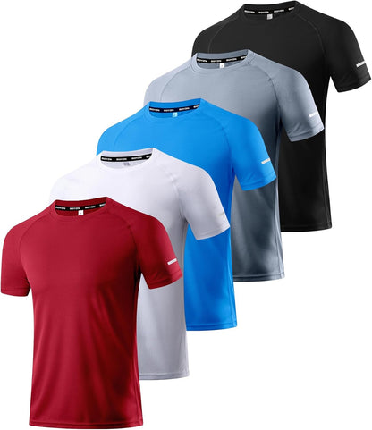 Large5 Pack-black/White/Gray/Blue/Red