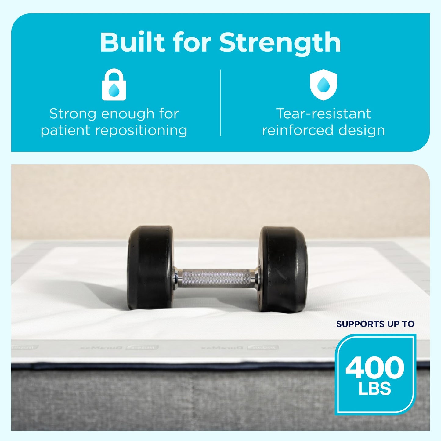 Inspire Super Absorbent Disposable Bed Pads for Chronic Incontinence Ultra Thick and Absorbent Bed Pads Disposable Adult | Pee Pads for Adults (36" X 36" Pack of 50) XX Large
