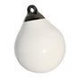 Taylor Made Tuff End Buoy, White (18") – Flexible, Strong, Marine-Grade Vinyl Buoy for 25-40 Foot Boats – Easy-to-use, Trivalve™ Inflates with Standard Ball Pump – 2020108082
