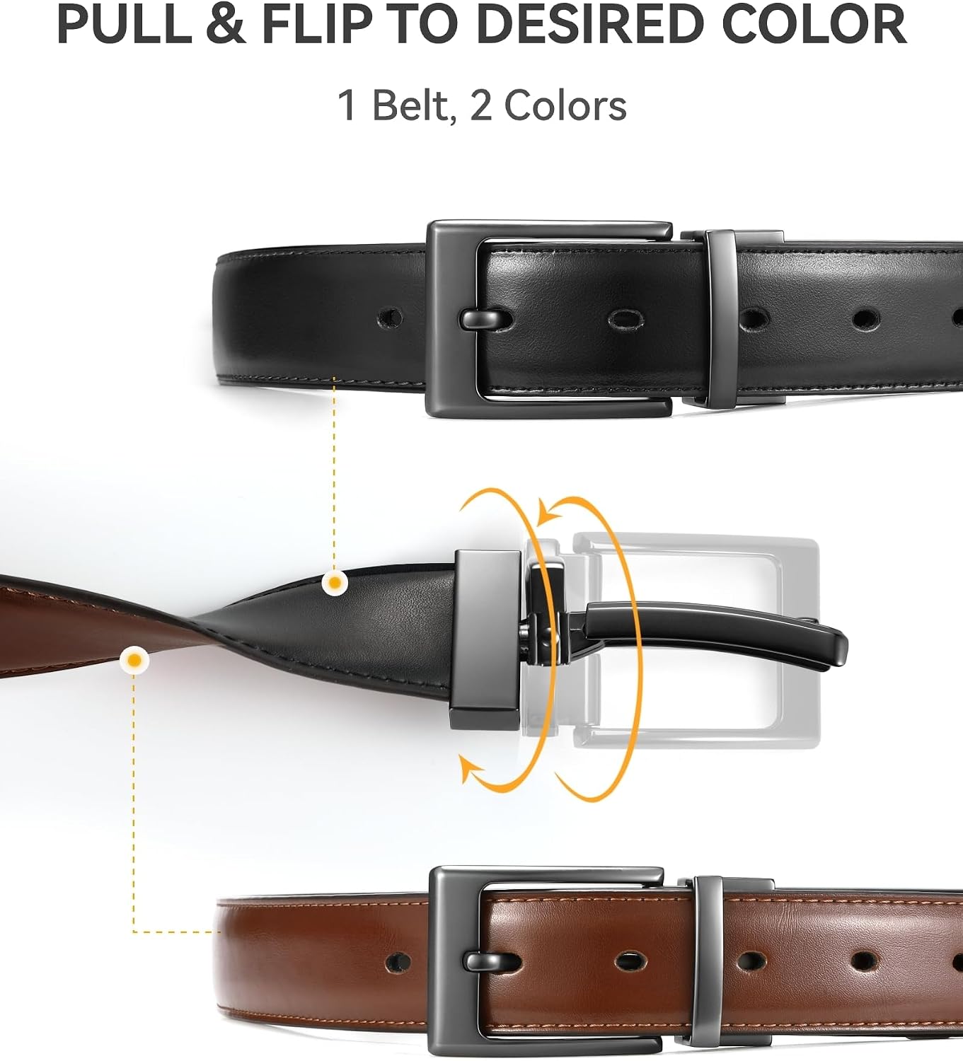 CHAOREN Kids Belt - A Reversible Game-Changer for Young Fashionistas