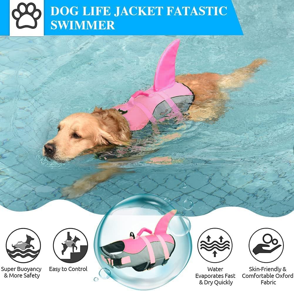 Shark Dog Life Jacket: A Fun and Safe Way to Enjoy Water Activities with Your Furry Friend