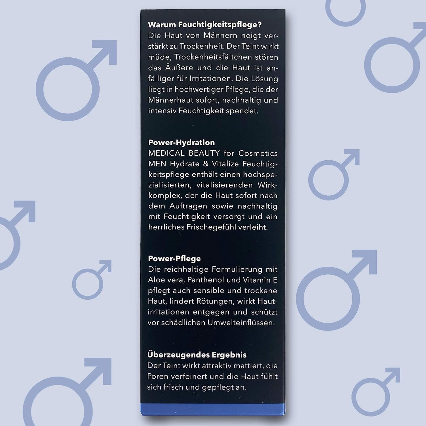 MEDICAL BEAUTY® MEN Moisturising Cream Skin Care for Men Counteracts Irritation for Vital, Fresh Appearance 75 ml
