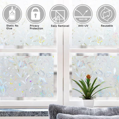 LEMON CLOUD Window Film: A Stunning 3D Stained Glass Solution