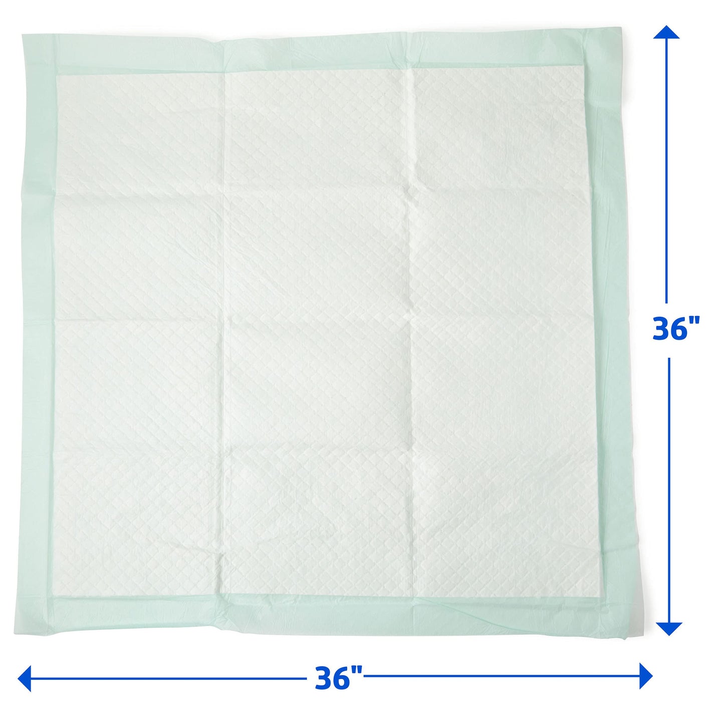 Medline Super Absorbent Underpad, 36" x 36", 50 Count, Extra Large Disposable Incontinence Pads, Protective Bed Pads, Chucks, For Kids, Adults, Elderly, Furniture & Surface Protection Pee Pad
