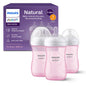 Philips Avent Natural Baby Bottle with Natural Response Nipple (Medium Flow,Flow 3), 9oz, SCY903/01