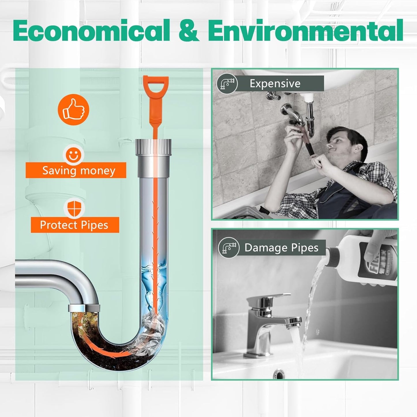 ARCTIC EAGLE Drain Snake Hair Drain Clog Remover: A Game-Changer for Clogged Drains