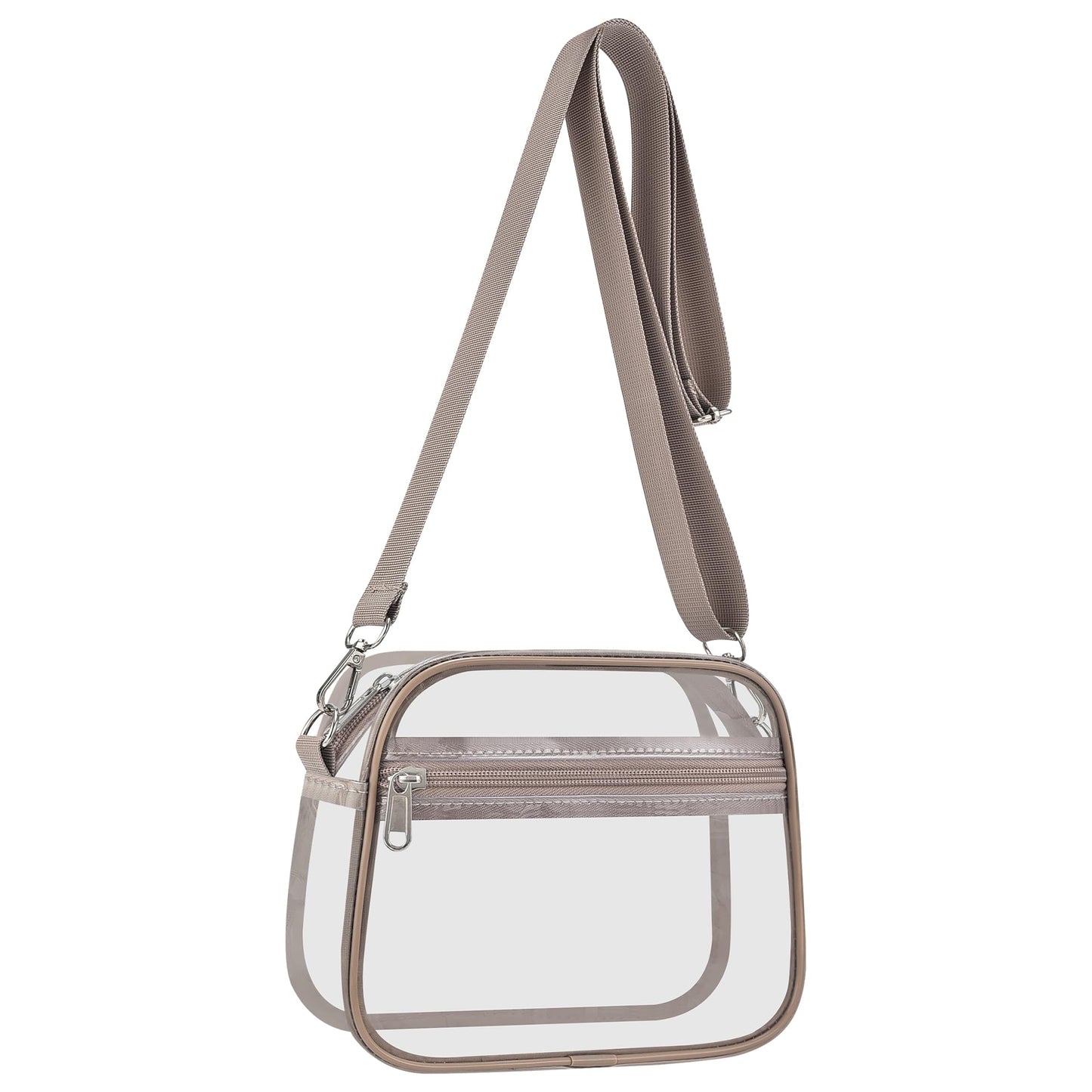 Clear Bag for Stadium Events Clear Sports Fan Handbags Purses with Adjustbale Strap for Concerts Festivals Game Day