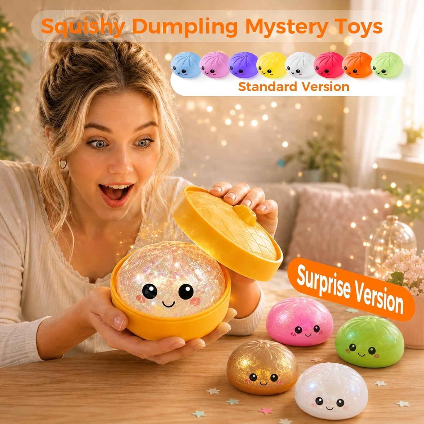 Dumpling Squishy Mystery Box: A Fun and Functional Stress Reliever