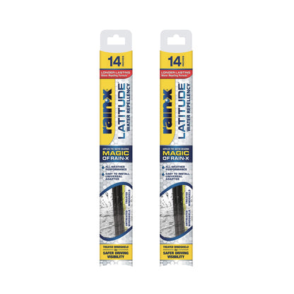 Rain-X 810363 Repellency Water Repellent Wiper Blades, 22" Windshield Wipers (Pack of 2), All Weather Streak-Free for Enhanced Visibility w/Water Repellency Formula [Amazon Exclusive]