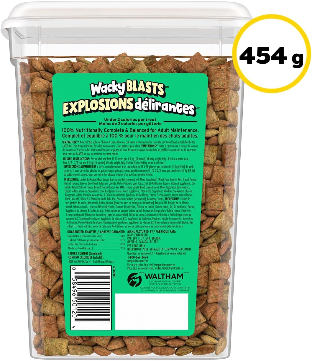 TEMPTATIONS Katzensnacks, Geschmack Hühnchen, 454g Dose