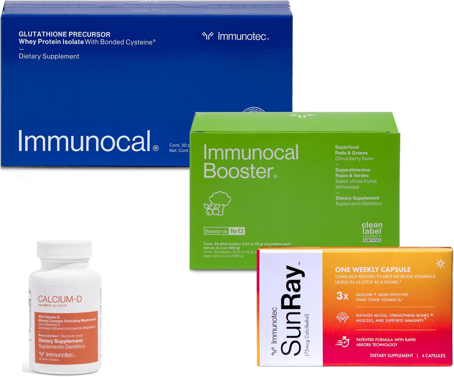 Immune Boost Bundle - additioned with Calcium and Sunray Vitamin D