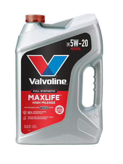 Valvoline MaxLife High Mileage 5W-30 Synthetic Blend Motor Oil 5 Quart