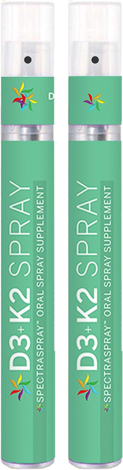 Spectraspray Ultimate Sleep & Daily Wellness Pack – Melatonin-Free Sleep Aid & Vitamin D3 + K2 for Immune & Bone Support