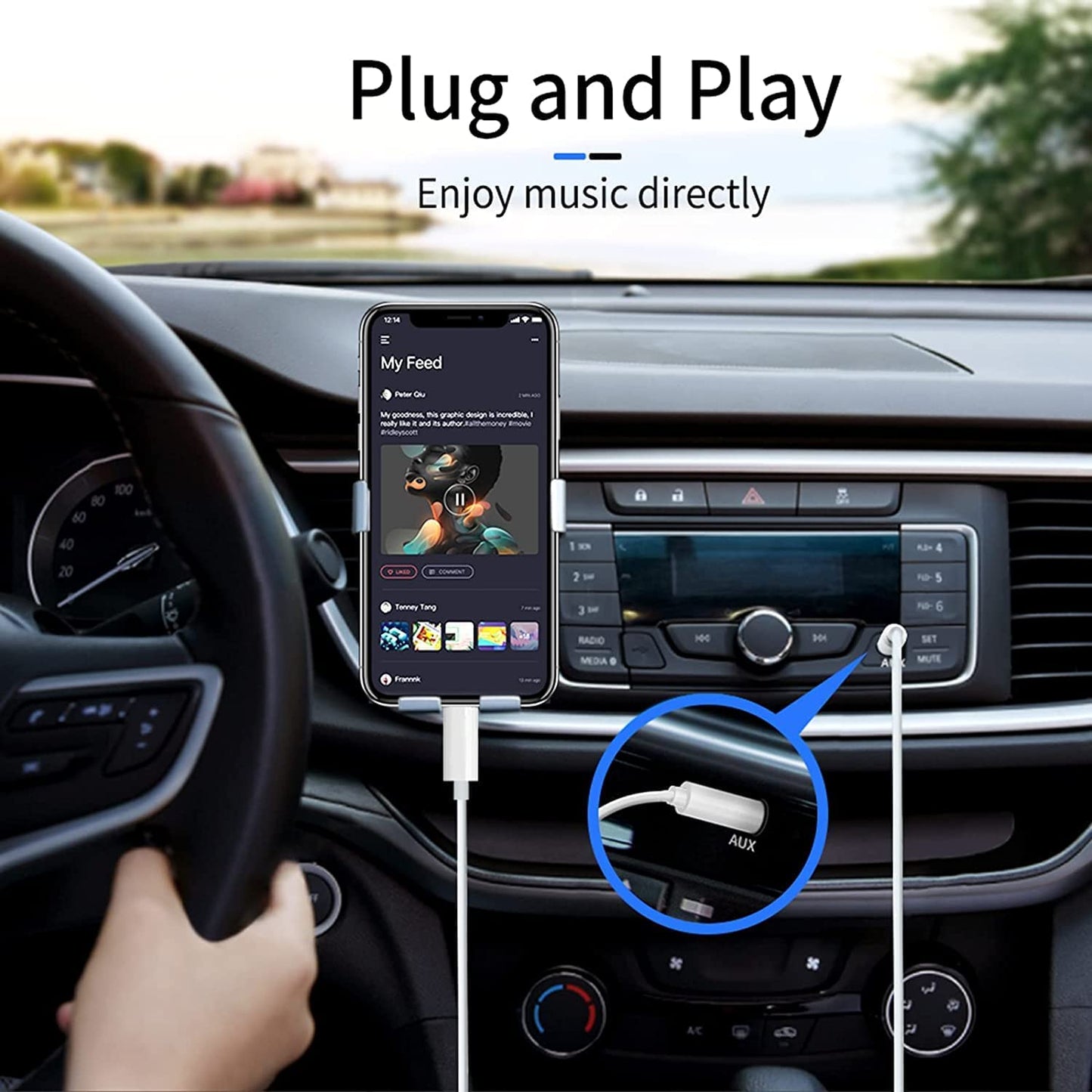 iSkey [Apple MFi zertifiziert] Aux-Kabel für iPhone, 3,5mm-Aux-Kabel für Auto kompatibel mit iPhone 14 13 12 11 XS XR X 8 7 6 iPad iPod für Auto-Stereoanlage, Lautsprecher, Kopfhörer, unterstützt alle iOS-Versionen