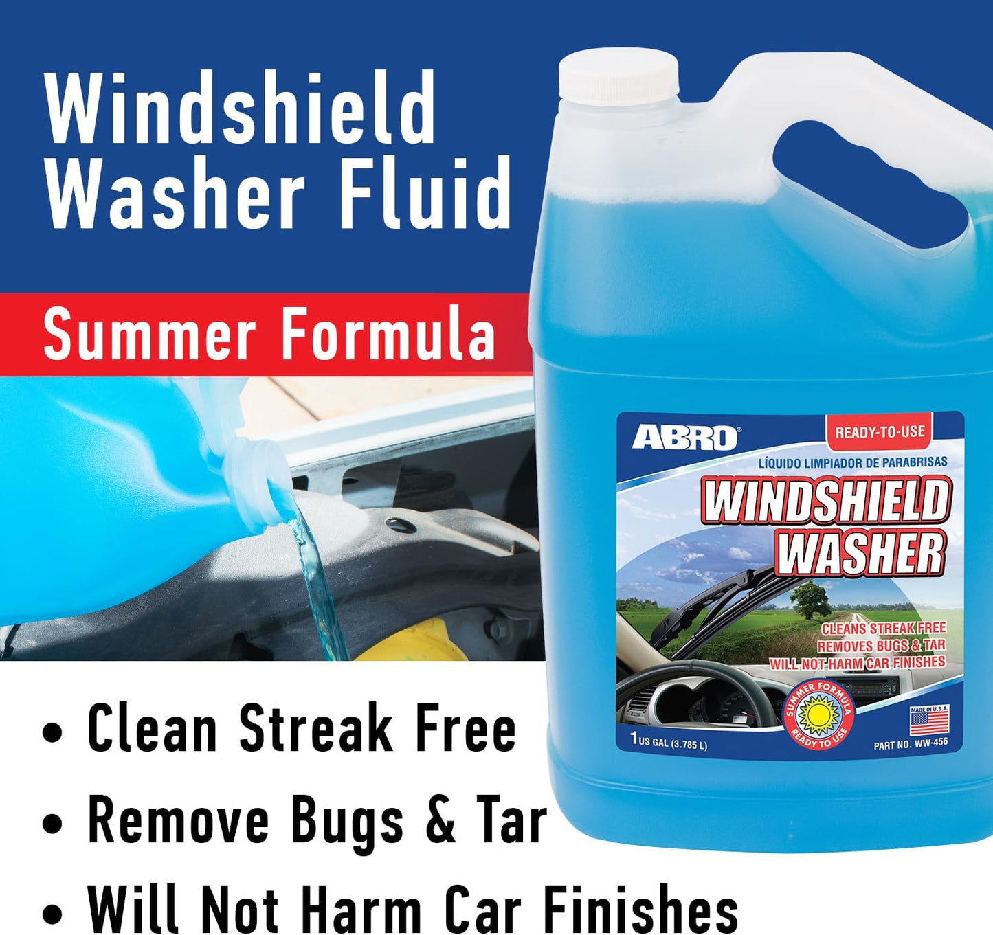 ABRO Windshield Washer Fluid: A Game-Changer for Clear Vision