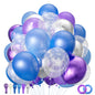 68Pcs Pink and Purple Balloons 12 Inch Metallic Purple Pink Latex Balloon Confetti ballons with Ribbons Party Balloons for Wedding Girls Birthday Baby Shower Decorations.
