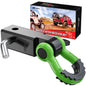 Nilight Anti-Theft Shackle Hitch Receiver 2Inch 45000 LBs Breaking Strength 3/4" Anti-Theft D Ring Shackle 5/8" Trailer Hitch Lock Pin Heavy Duty Solid Towing Kit for Trucks Off Road (Black)