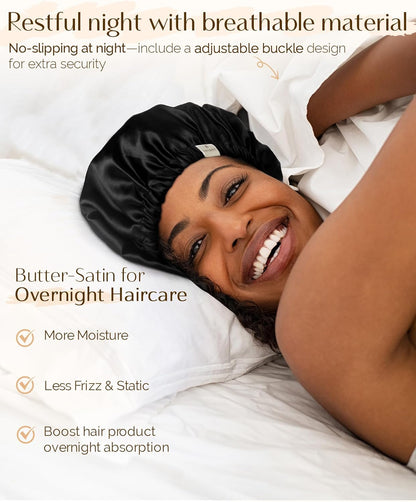 YANIBEST Silk Bonnet Satin Bonnet for Sleeping
