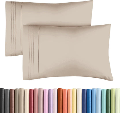 Queen13 - Wheat2-Pack Pillowcases
