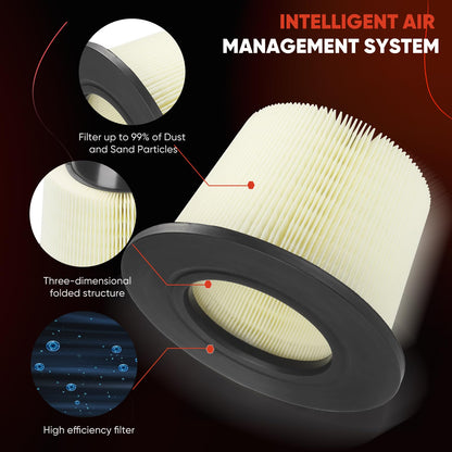 CA10262 Engine Air Filter Fit Ford Expedition/F150/F250/F350 (2007-2021) & Lincoln Navigator Replaces FA1883, 7C3Z9601A, A35642