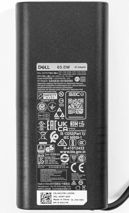 Dell 65W USB-C Laptop Charger for XPS and Latitude 5000