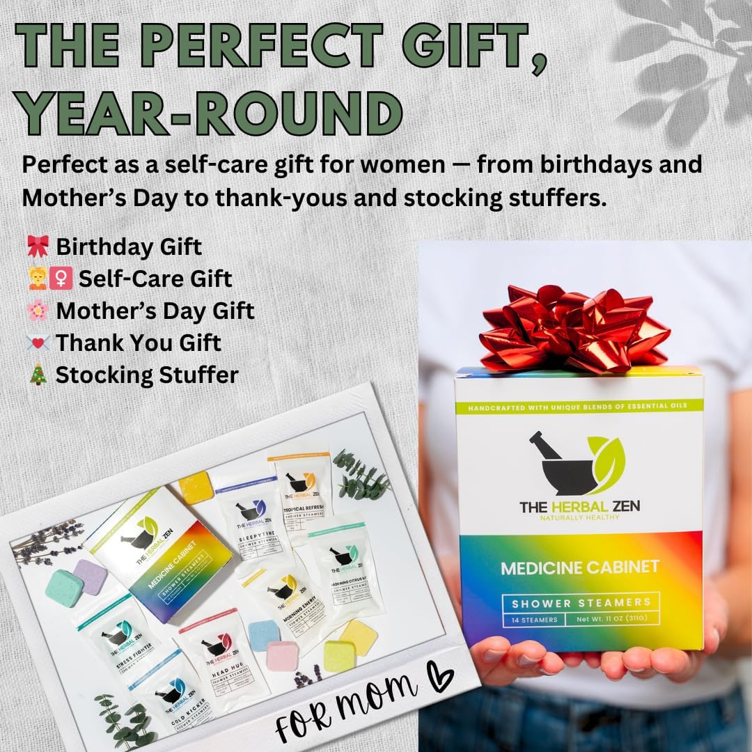 The Herbal Zen Shower Steamers Aromatherapy Tablets