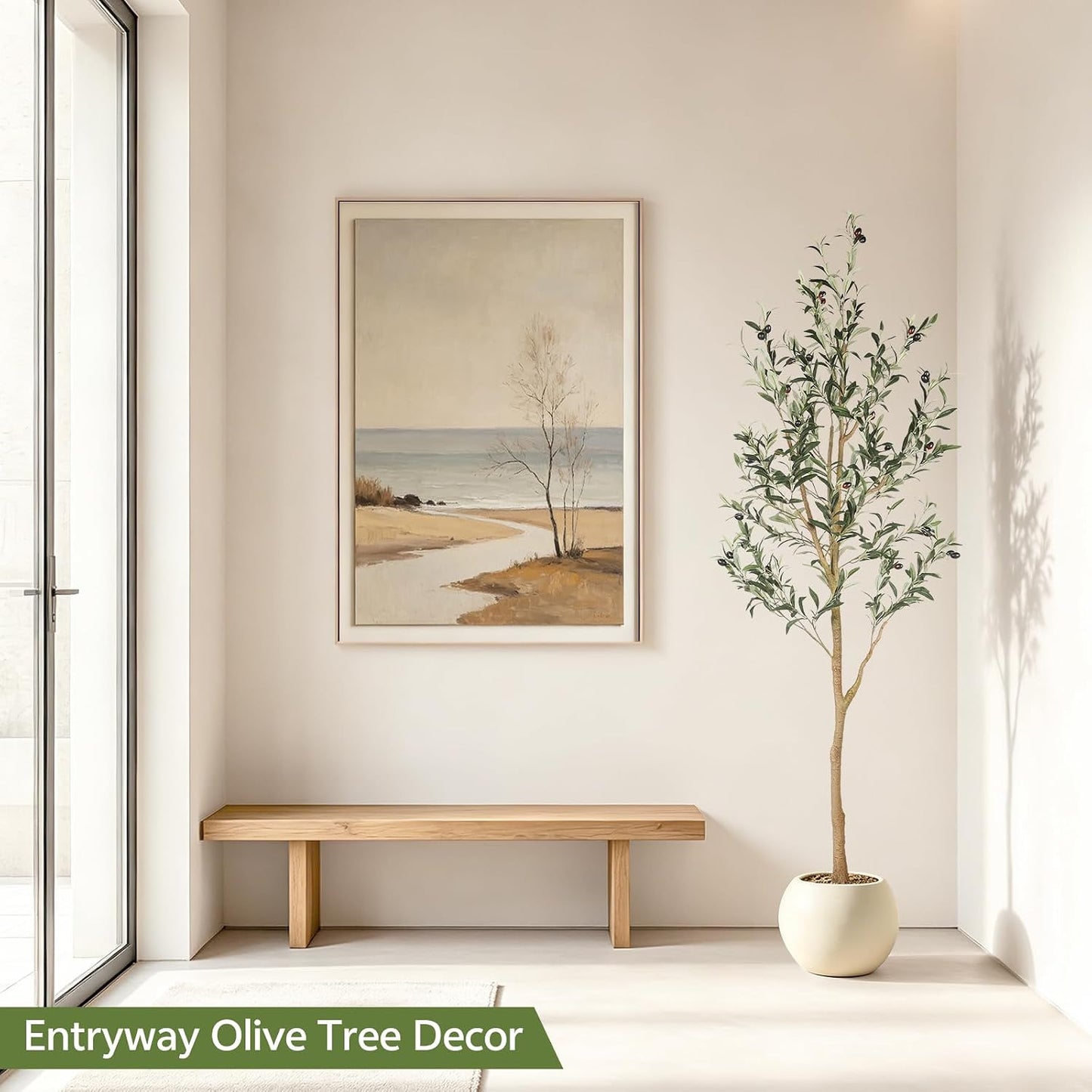 Elevate Your Space with a Lifelike Artificial Olive Tree