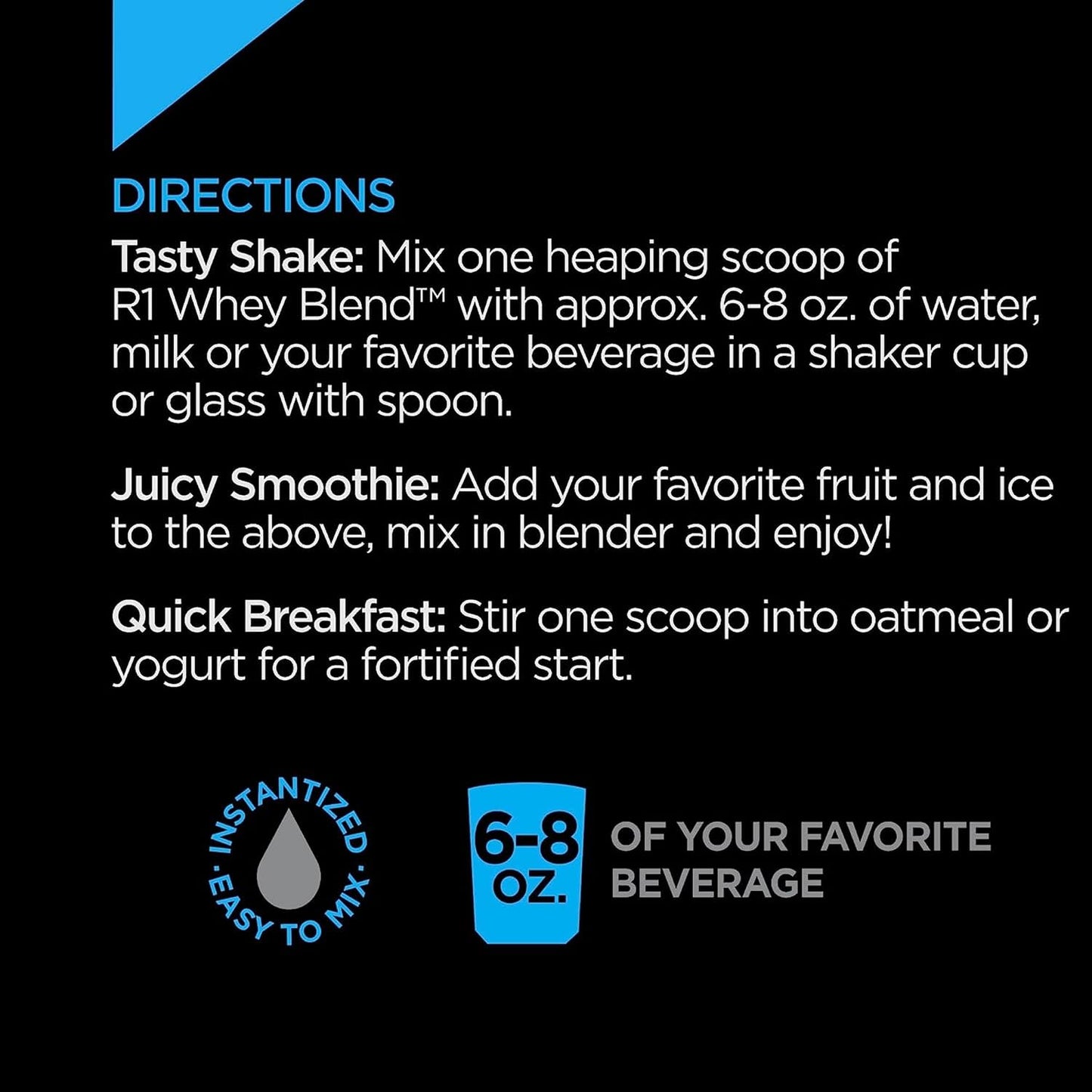 Rule1 R1 Whey Blend 68 Servings, Frozen Banana,, Frozen Banana 2.5 kilograms