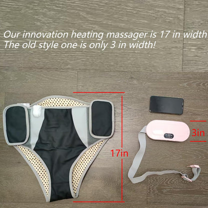 Buttock Lower Abdomen Belly Hip Heating Pad Massage Brace Period Heating Pad Massager Electric Back Abdomen or Belly Massage Pad Menstrual Buttock Belly Pain Relief, Shape Shorts ab Machine