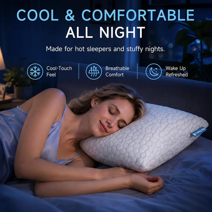 Cooling Memory Foam Pillows: The Secret to a Refreshing Night's Sleep
