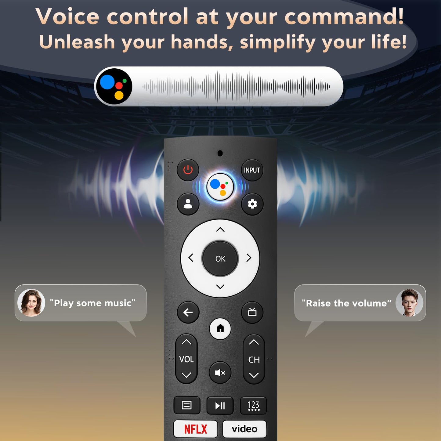 Magic Remote for LG-Smart-TV-Remote-Control-Replacement with Pointer and Voice Function,Compatible with LG 2021/2022/2023/2024 UHD OLED QNED NanoCell 4K 8K Smart TV