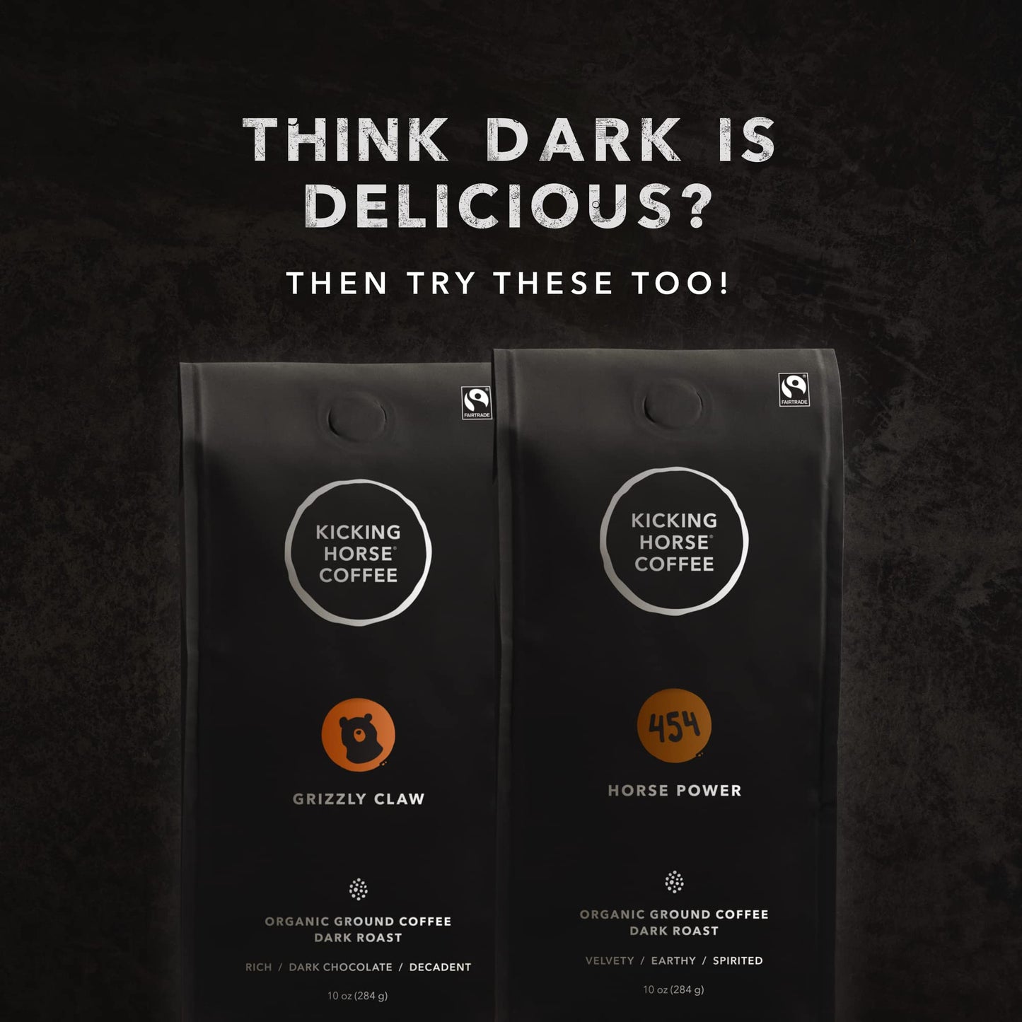 Kicking Horse Kaffee, Three Sisters, e, Mittlere Röstung, Gemahlen, 283 g – Zertifizierter Bio-Kaffee, Fairtrade, Koscher