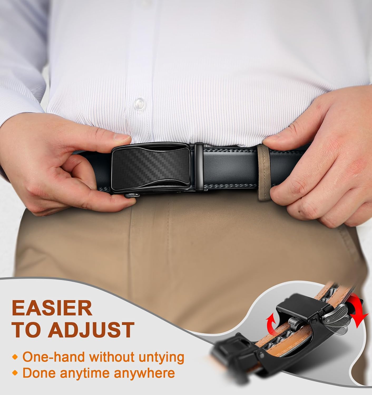 BULLIANT Mens Ratchet Belt: A Game-Changer for Your Wardrobe