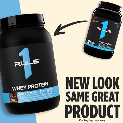 Rule1 R1 Whey Blend 68 Servings, Frozen Banana,, Frozen Banana 2.5 kilograms