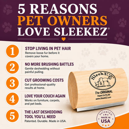 SleekEZ Dog Brush for Shedding - A Game-Changer for Pet Owners