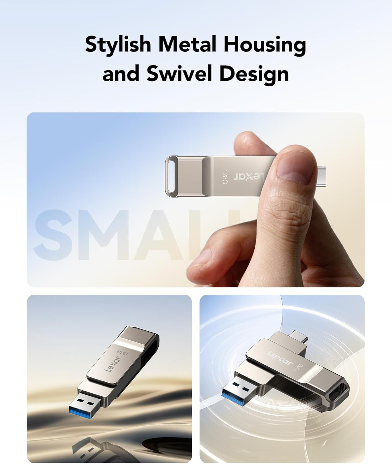 Lexar D40E 128GB Dual USB 3.2 Gen 1 Type-C Jump Drive Review