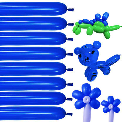 100Pcs clear 260 Balloons Clear Long Skinny Latex Balloon for Animal Ballons, Premium Quality Balloons for Beginners Baloons Making Kid's Carnivals Party Decoartion