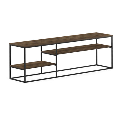 Furinno TOMI TV Stand, 5-Cube Entertainment Center with Open Shelf, Reversible TV Console, for Living Room, Bedroom, Home Office, Green