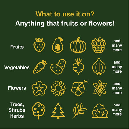 Unlock Your Garden's Potential with Farmer's Secret Fruit & Bloom Booster Fertilizer