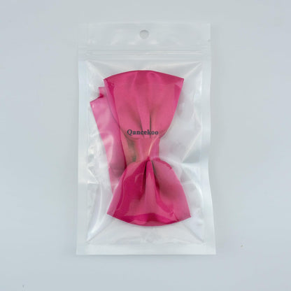 Verstellbare Herren-Fliege, einfarbig, doppelt gefaltet, vorgebunden für Dinner, Hochzeiten, Partys, Business, Bälle
