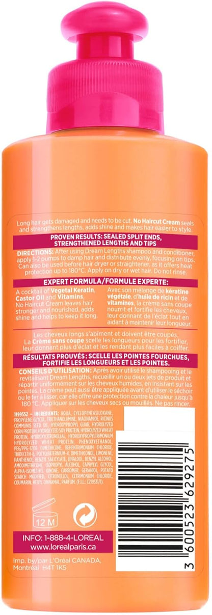 L'Oréal Paris Hair Expertise Dream Lengths Heat Slayer Haarserum, Hitzeschutz Spray für Haare, Leave-In Anti-Frizz, 130ml (Verpackung kann variieren)