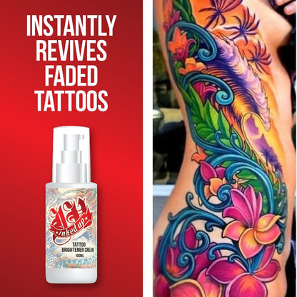 INKED UP TATTOO BRIGHTENER CREAM – IMPROVES TATTOO COLOUR VIBRANT REVITALISE
