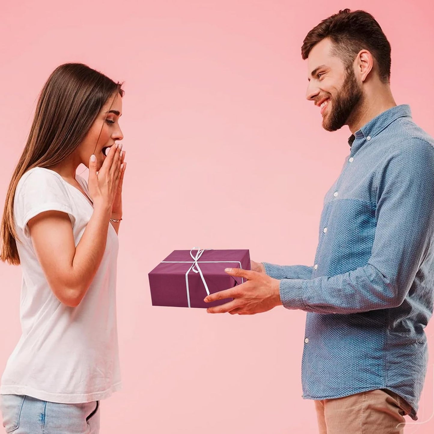 100 Blatt Seidenpapier Salbeigrün 35x50cm Geschenkpapier Seidenpapier Großpackung für DIY-Projekte Geschenktüten Geschenkverpackungen Hochzeiten Valentinstag Ostern Weihnachten und Geburtstagsfeiern Basteln