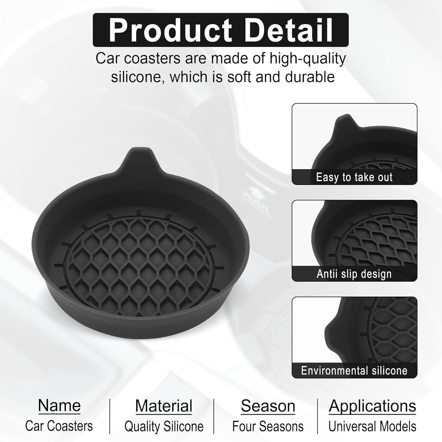 SINGARO Car Cup Holder Coaster: A Game-Changer for a Cleaner Ride