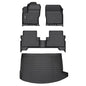 GINOWY-Floor Mats for Toyota 4Runner 1996-2002,1st+2nd Row,TPE All Weather Car Mats Custom Fit Rubber Floor Liners Car Accessories for Toyota 4Runner