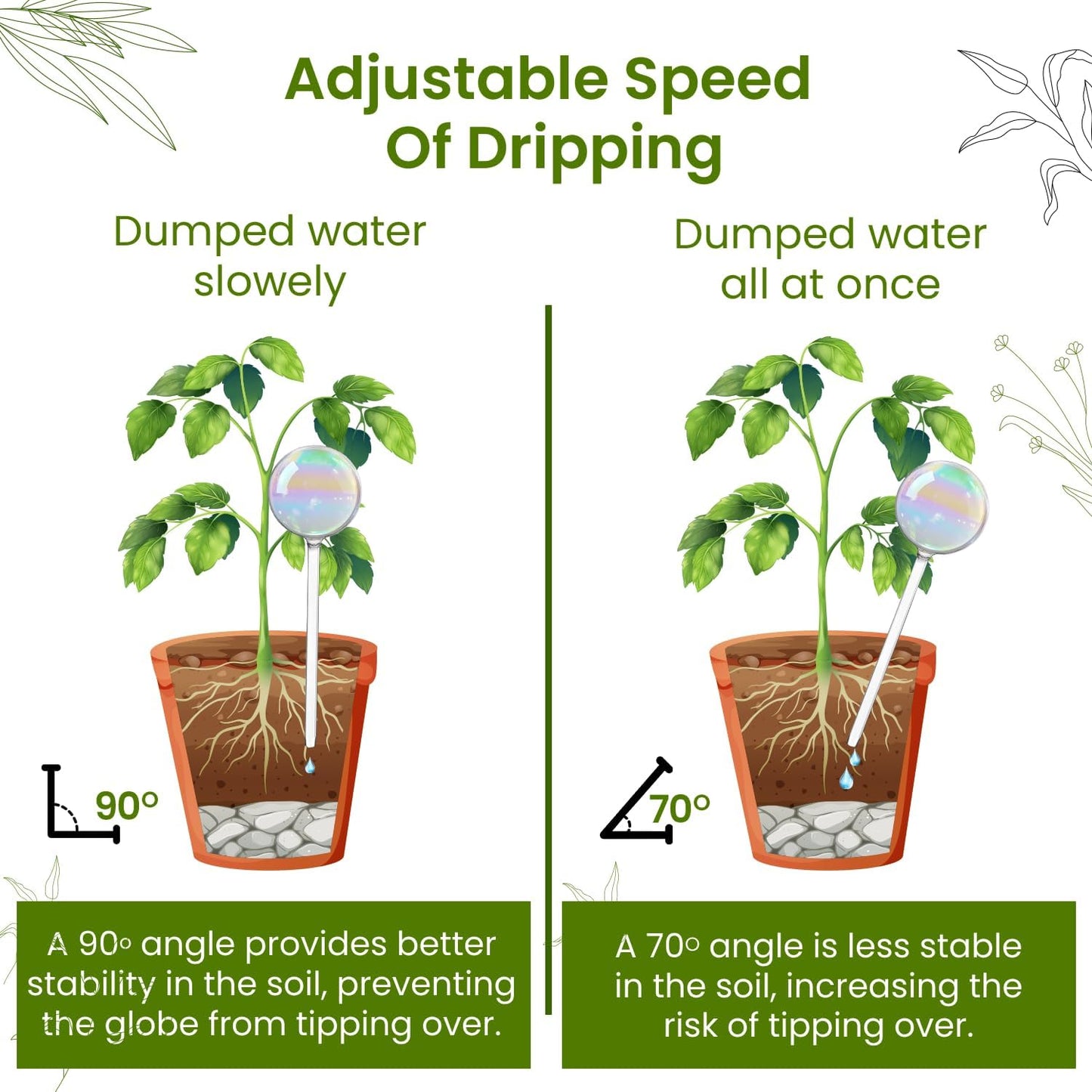 Iridescent Self Watering Globes: A Game-Changer for Indoor Plant Parents