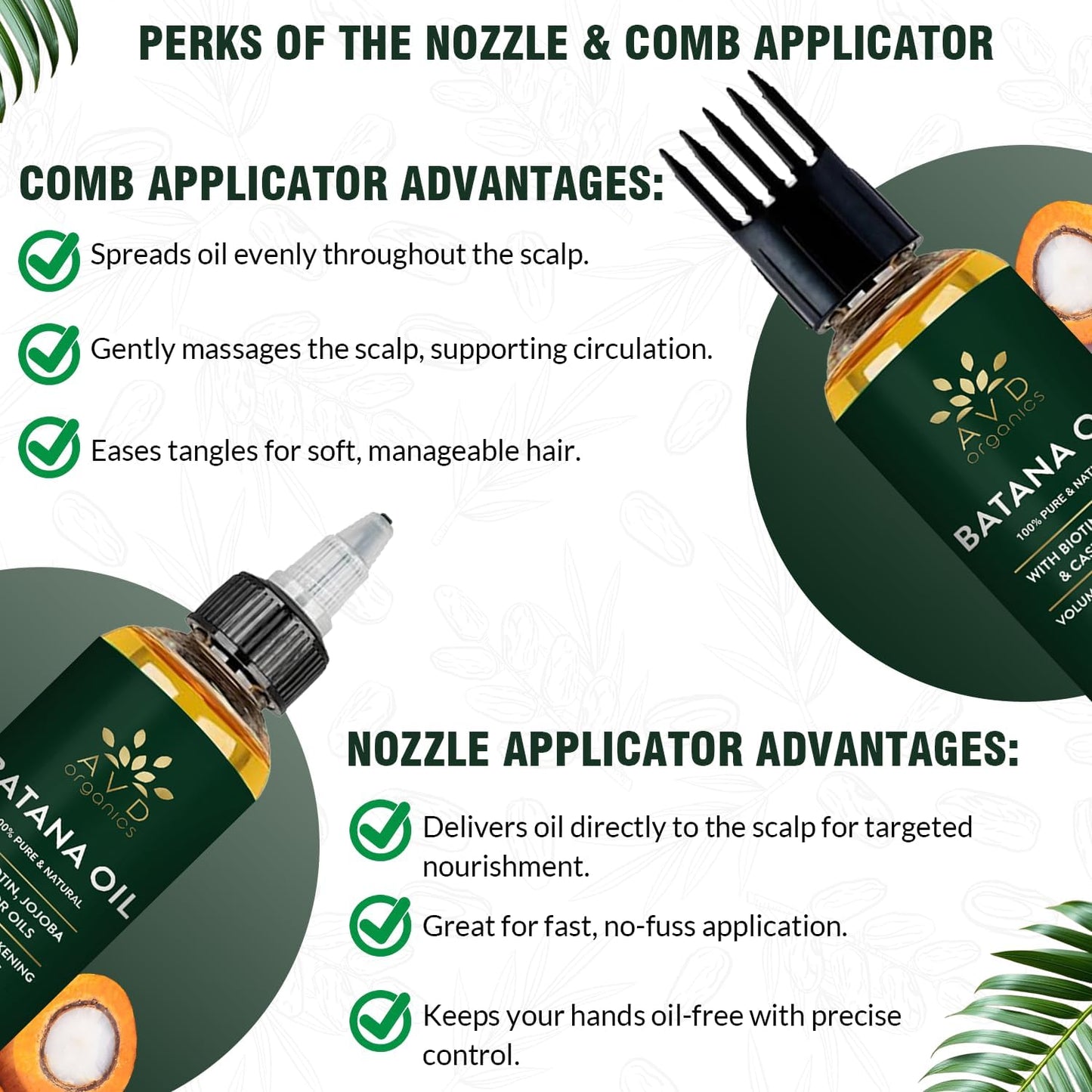 AVD Organics Rosmarinöl für Haarwachstum & Kopfhaut | Mit Biotin angereichert | Haarstärkend, pflegend und voluminös | Mit Jojoba- & Rizinusöl angereichert | GVO-frei 120ml