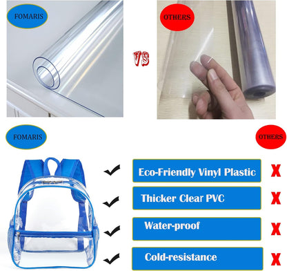 Mini Transparenter Rucksack 12x12x6 Stadion Zugelassener Plastik-Rucksack
