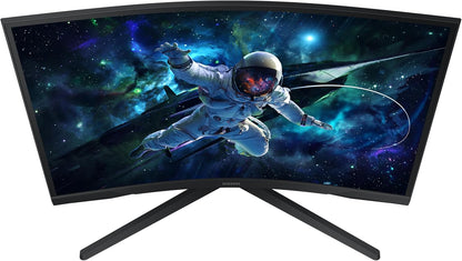Samsung Odyssey 27 inch Curved Gaming Monitor (2,560 x 1,440) G55C QHD 165 Hz 1 ms, HDR10, FreeSync, Eye Saver Mode, 1000R Curvature- LS27CG550ENXZA