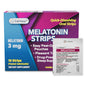 100 Oral Sleep Strips | Quick-Dissolving 3mg Melatonin Strip | Works Faster Than Gummies | Relaxation Napping Supplements | The Ultimate Sleeping Aid for Better Rest and Eye Health